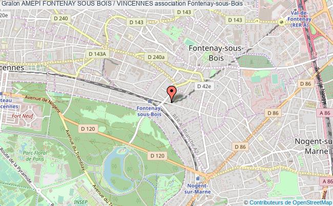 plan association Amepi Fontenay Sous Bois / Vincennes Fontenay-sous-Bois