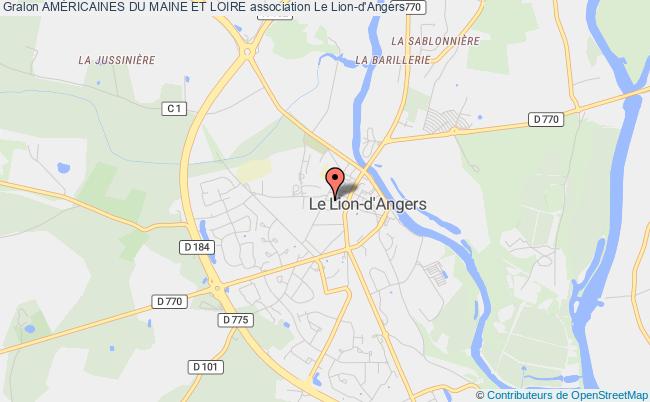 plan association AmÉricaines Du Maine Et Loire Le Lion d'Angers