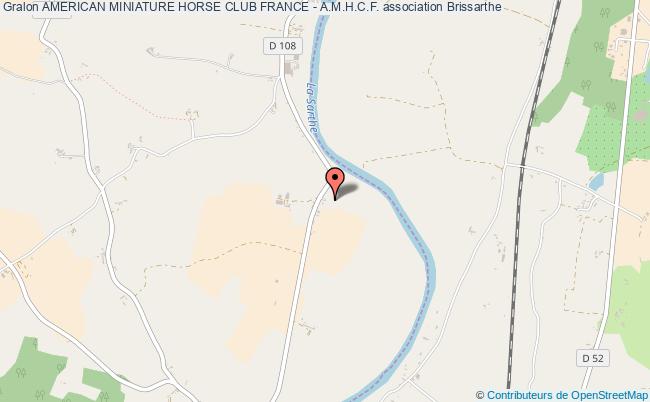 plan association American Miniature Horse Club France - A.m.h.c.f. Brissarthe