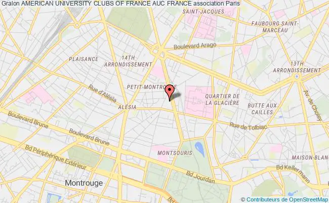 plan association American University Clubs Of France Auc France Paris