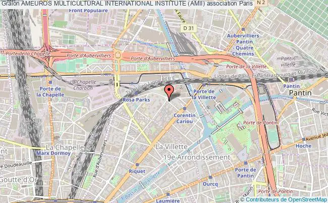 plan association Ameuros Multicultural International Institute (amii) Paris