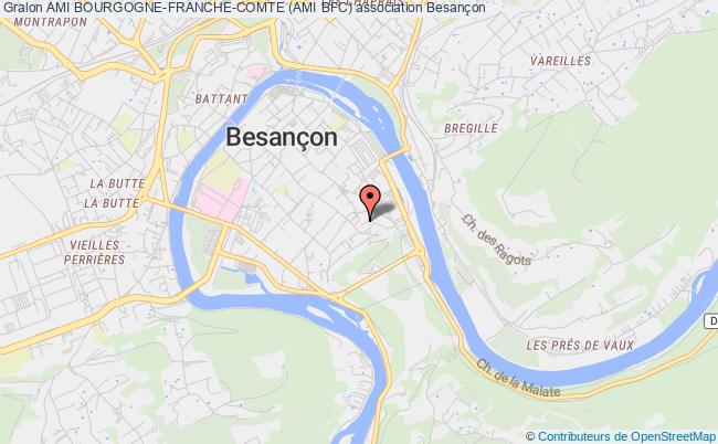 plan association Ami Bourgogne-franche-comte (ami Bfc) Besançon