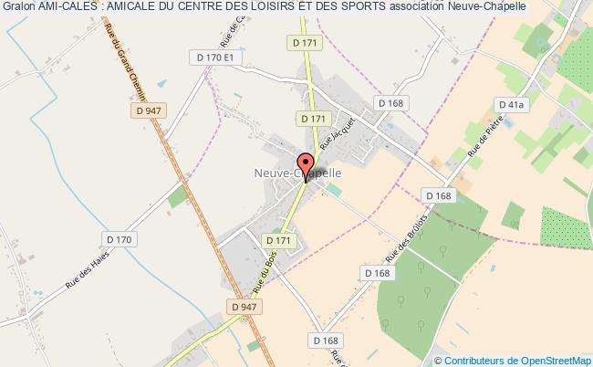 plan association Ami-cales : Amicale Du Centre Des Loisirs Et Des Sports Neuve-Chapelle