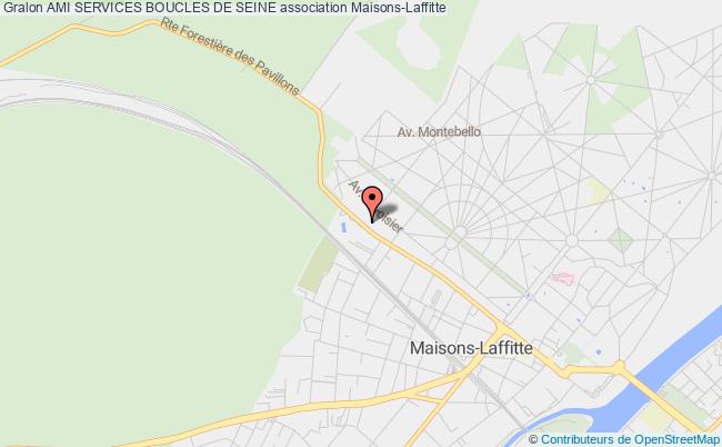 plan association Ami Services Boucles De Seine Maisons-Laffitte