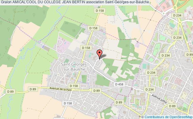 plan association Amical'cool Du CollÈge Jean Bertin Saint-Georges-sur-Baulche