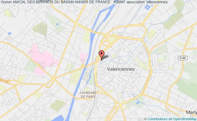 plan association Amical Des Beninois Du Bassin Minier De France : A2bmf Valenciennes