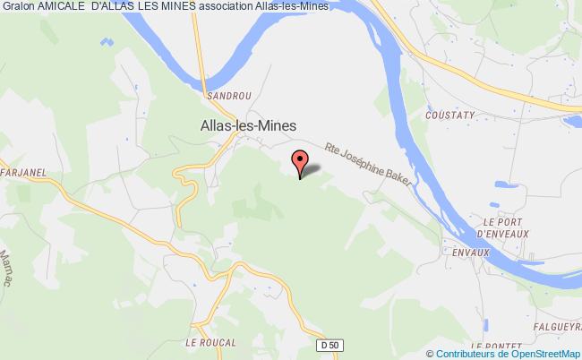 plan association Amicale  D'allas Les Mines Allas-les-Mines