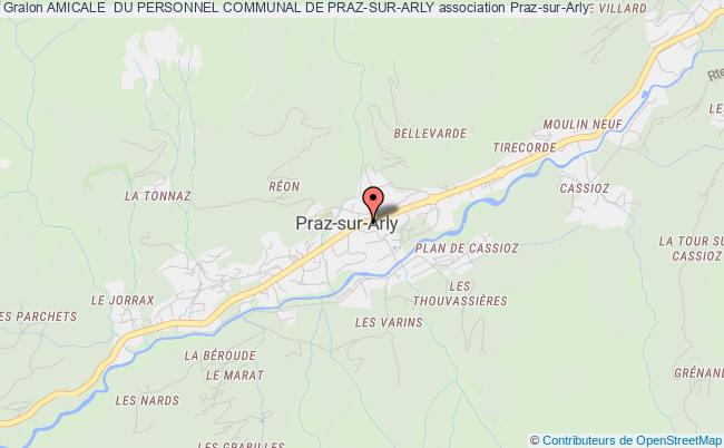 plan association Amicale  Du Personnel Communal De Praz-sur-arly Praz-sur-Arly