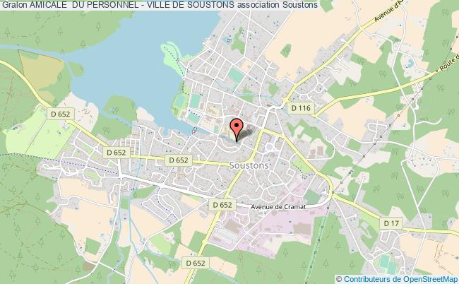 plan association Amicale  Du Personnel - Ville De Soustons Soustons