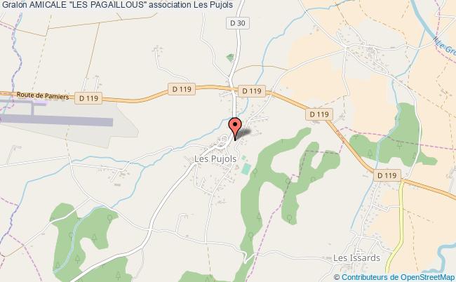 plan association Amicale "les Pagaillous" Les Pujols