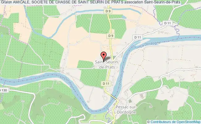 plan association Amicale, Societe De Chasse De Saint Seurin De Prats Saint-Seurin-de-Prats