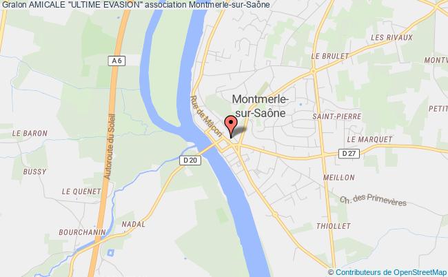 plan association Amicale "ultime Evasion" Montmerle-sur-Saône