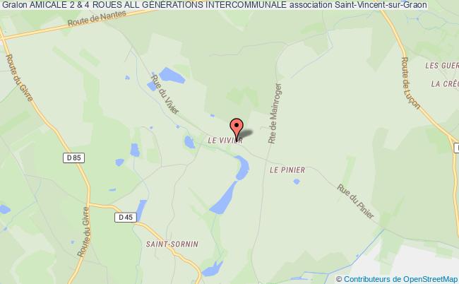 plan association Amicale 2 & 4 Roues All GÉnÉrations Intercommunale Saint-Vincent-sur-Graon