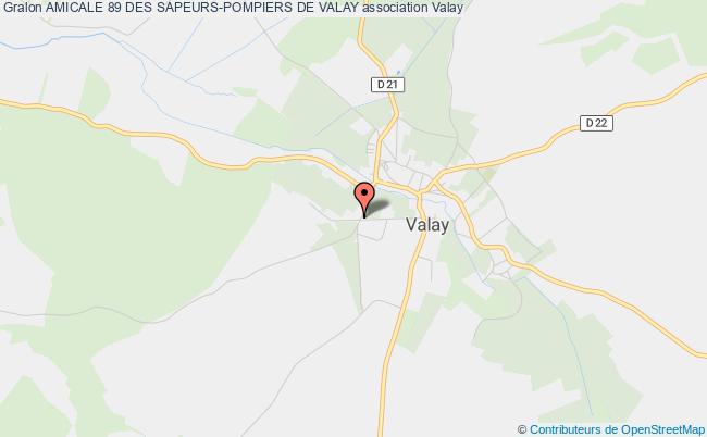 plan association Amicale 89 Des Sapeurs-pompiers De Valay Valay