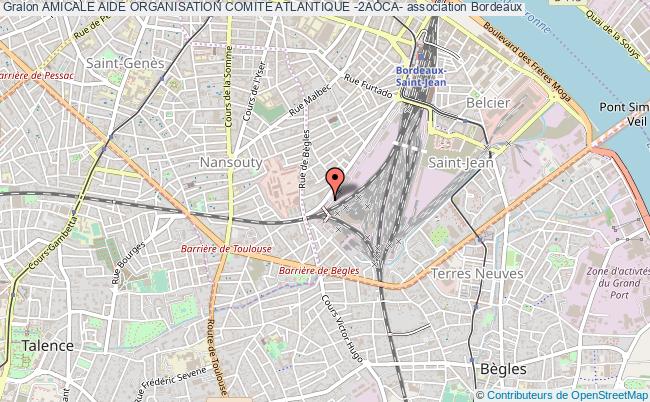 plan association Amicale Aide Organisation Comite Atlantique -2aoca- Bordeaux