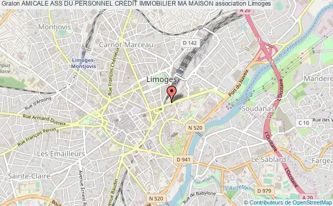 plan association Amicale Ass Du Personnel CrÉdit Immobilier Ma Maison Limoges
