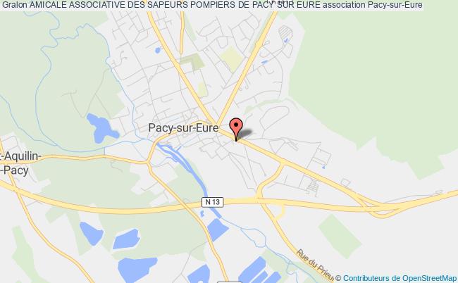 plan association Amicale Associative Des Sapeurs Pompiers De Pacy Sur Eure Pacy-sur-Eure