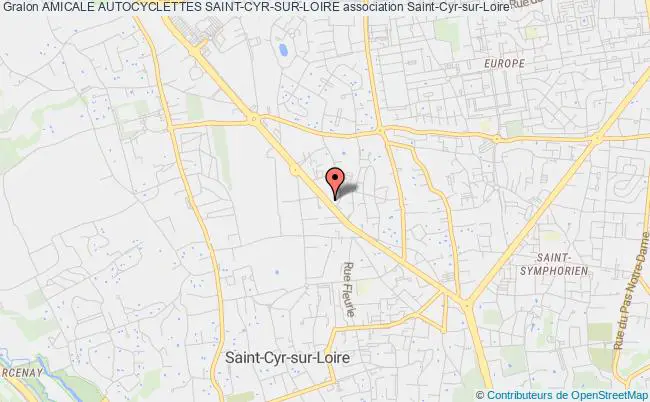 plan association Amicale Autocyclettes Saint-cyr-sur-loire SAINT-CYR-SUR-LOIRE