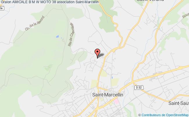 plan association Amicale B M W Moto 38 Saint-Marcellin