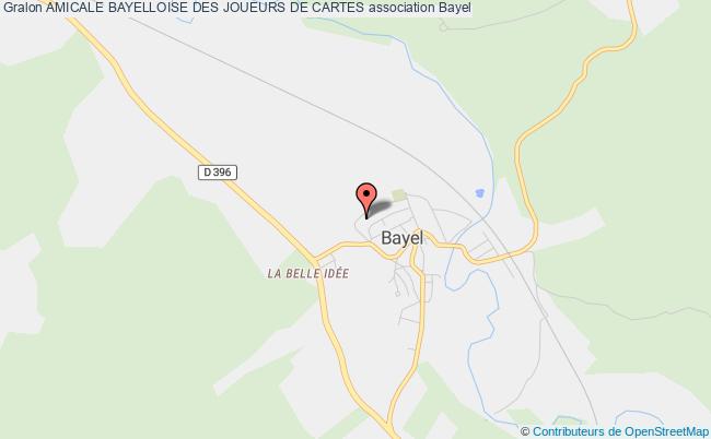plan association Amicale Bayelloise Des Joueurs De Cartes Bayel
