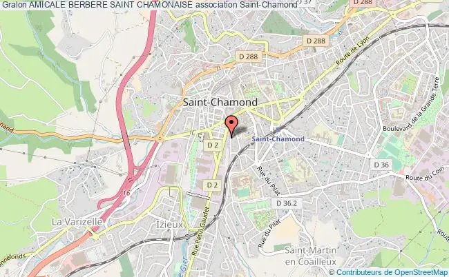 plan association Amicale Berbere Saint Chamonaise Saint-Chamond