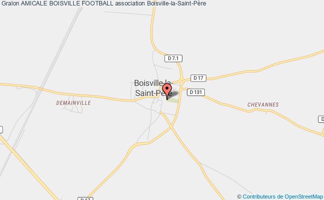 plan association Amicale Boisville Football Boisville-la-Saint-Père