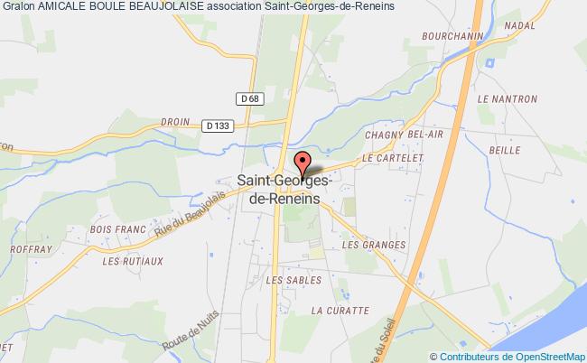 plan association Amicale Boule Beaujolaise Saint-Georges-de-Reneins