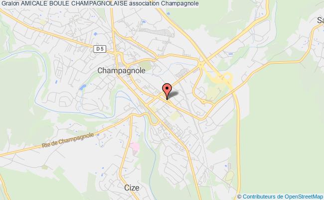 plan association Amicale Boule Champagnolaise Champagnole
