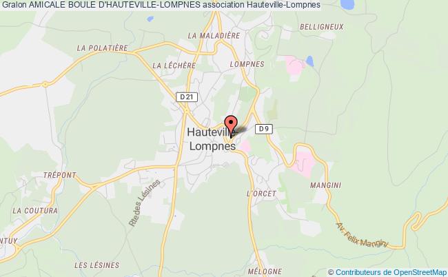 plan association Amicale Boule D'hauteville-lompnes Hauteville-Lompnes