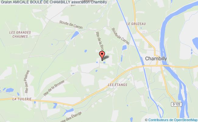 plan association Amicale Boule De Chambilly Chambilly
