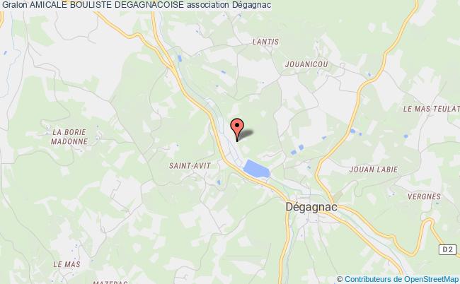 plan association Amicale Boule De Degagnac Dégagnac