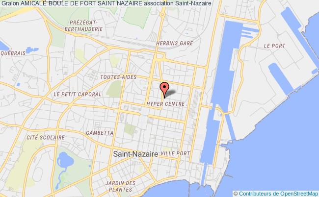 plan association Amicale Boule De Fort Saint Nazaire Saint-Nazaire