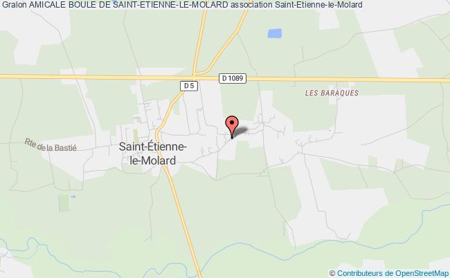 plan association Amicale Boule De Saint-etienne-le-molard Saint-Étienne-le-Molard