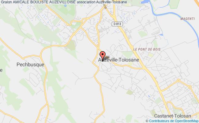 plan association Amicale Bouliste Auzevilloise Auzeville-Tolosane