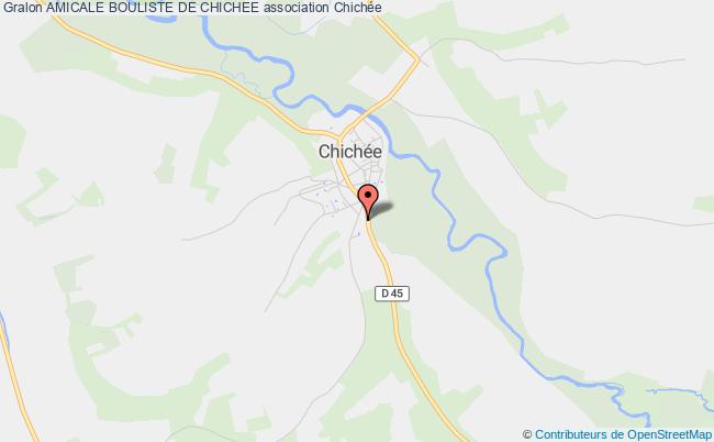 plan association Amicale Bouliste De Chichee Chichée
