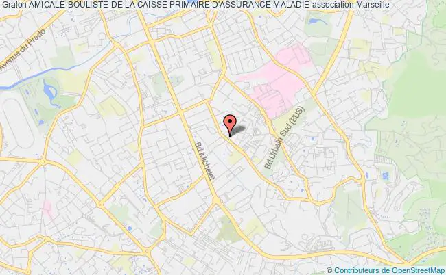 plan association Amicale Bouliste De La Caisse Primaire D'assurance Maladie Marseille