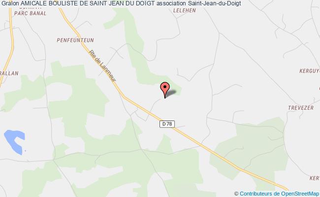 plan association Amicale Bouliste De Saint Jean Du Doigt Saint-Jean-du-Doigt