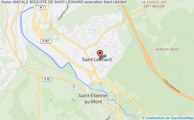plan association Amicale Bouliste De Saint-lÉonard Saint-Léonard