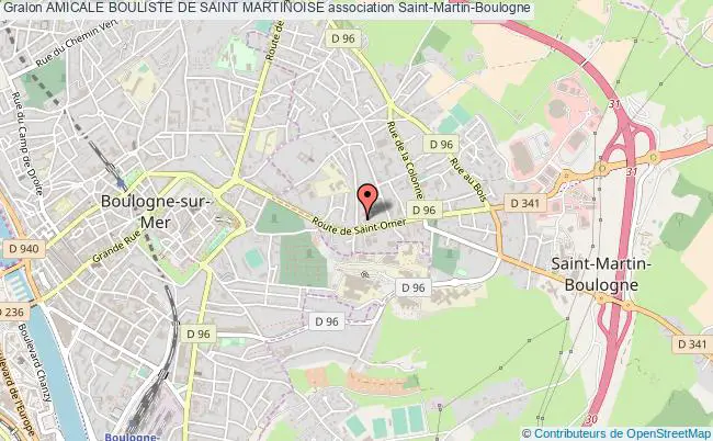 plan association Amicale Bouliste De Saint Martinoise Saint-Martin-Boulogne