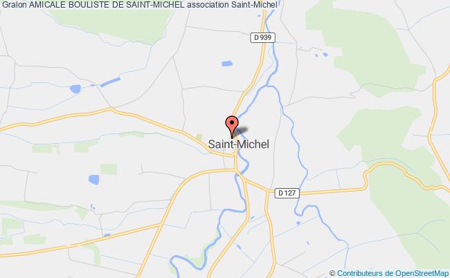 plan association Amicale Bouliste De Saint-michel Saint-Michel