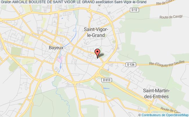 plan association Amicale Bouliste De Saint Vigor Le Grand Saint-Vigor-le-Grand