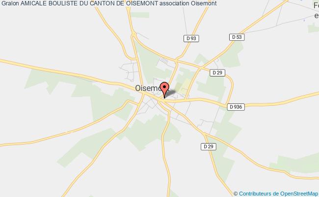 plan association Amicale Bouliste Du Canton De Oisemont Oisemont
