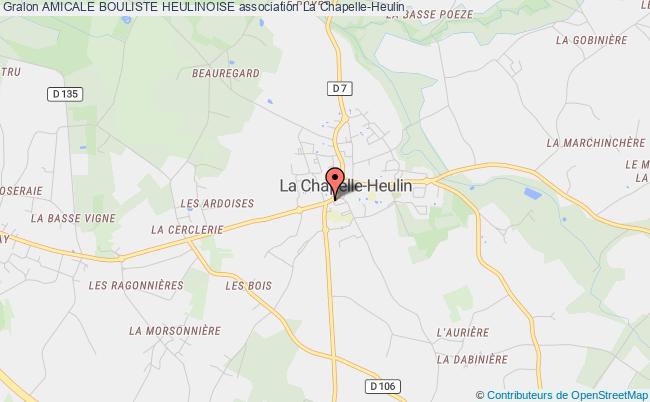 plan association Amicale Bouliste Heulinoise La    Chapelle-Heulin