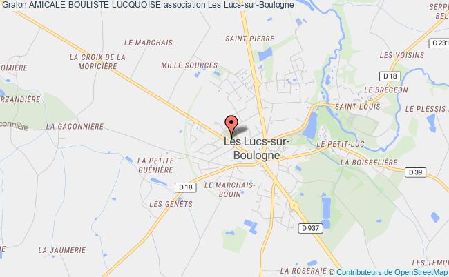 plan association Amicale Bouliste Lucquoise Les   Lucs-sur-Boulogne