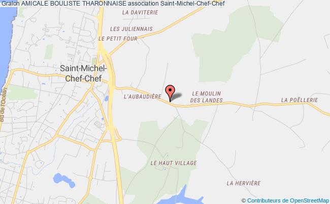 plan association Amicale Bouliste Tharonnaise Saint-Michel-Chef-Chef