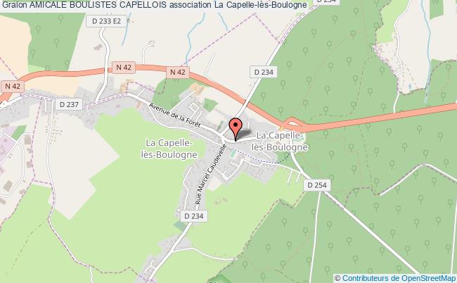 plan association Amicale Boulistes Capellois La    Capelle-lès-Boulogne
