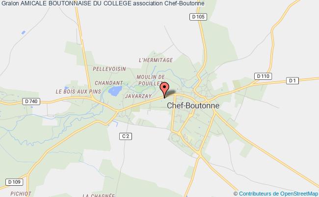 plan association Amicale Boutonnaise Du College Chef-Boutonne