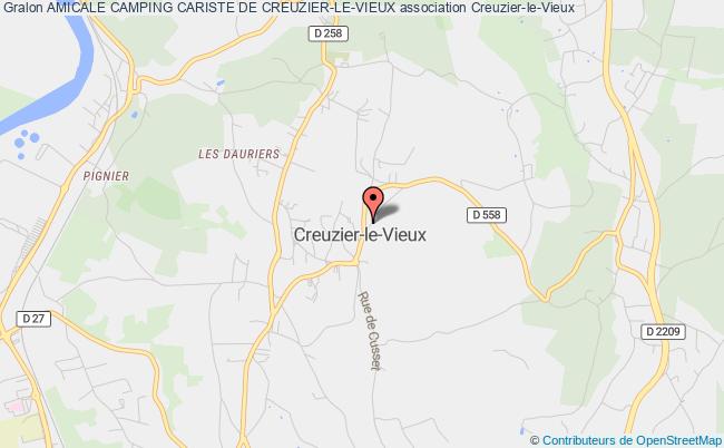 AMICALE CAMPING CARISTE DE CREUZIER-LE-VIEUX