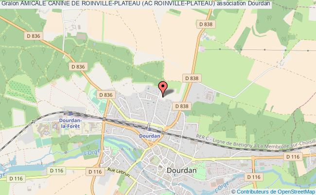 plan association Amicale Canine De Roinville-plateau (ac Roinville-plateau) Dourdan