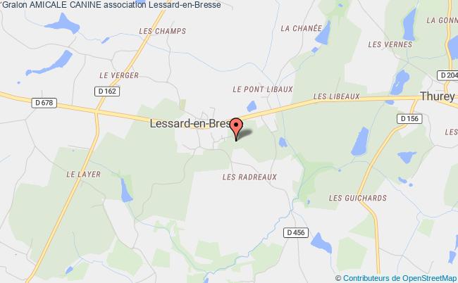 plan association Amicale Canine Lessard-en-Bresse